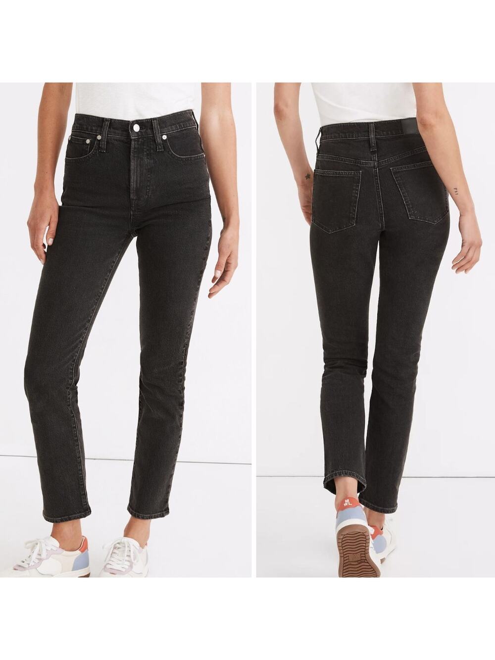 Madewell‎ The Perfect Vintage Jean High Rise Waisted Lunar Black Size 25 MD711